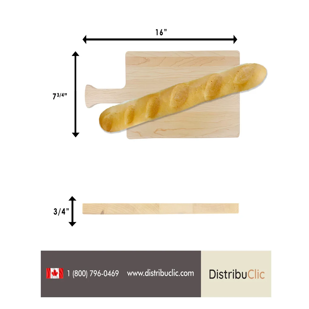 Wholesale Top Quality Cutting Board Sushi Board Personalized Cutting Board for Kitchen Made in Canadian Maple Wood for Resale