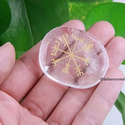  Оптовая продажа полированные прозрачные кварцевые пальмовые камни с гравировкой камень из агата кусочки | Духовный символ чистый кварцевый