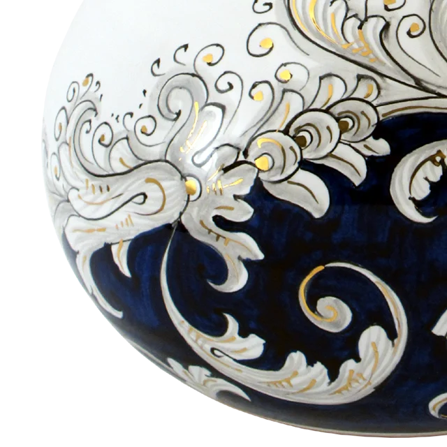 Italian pottery home decoration modern flower ceramic vase hand painted in Italy