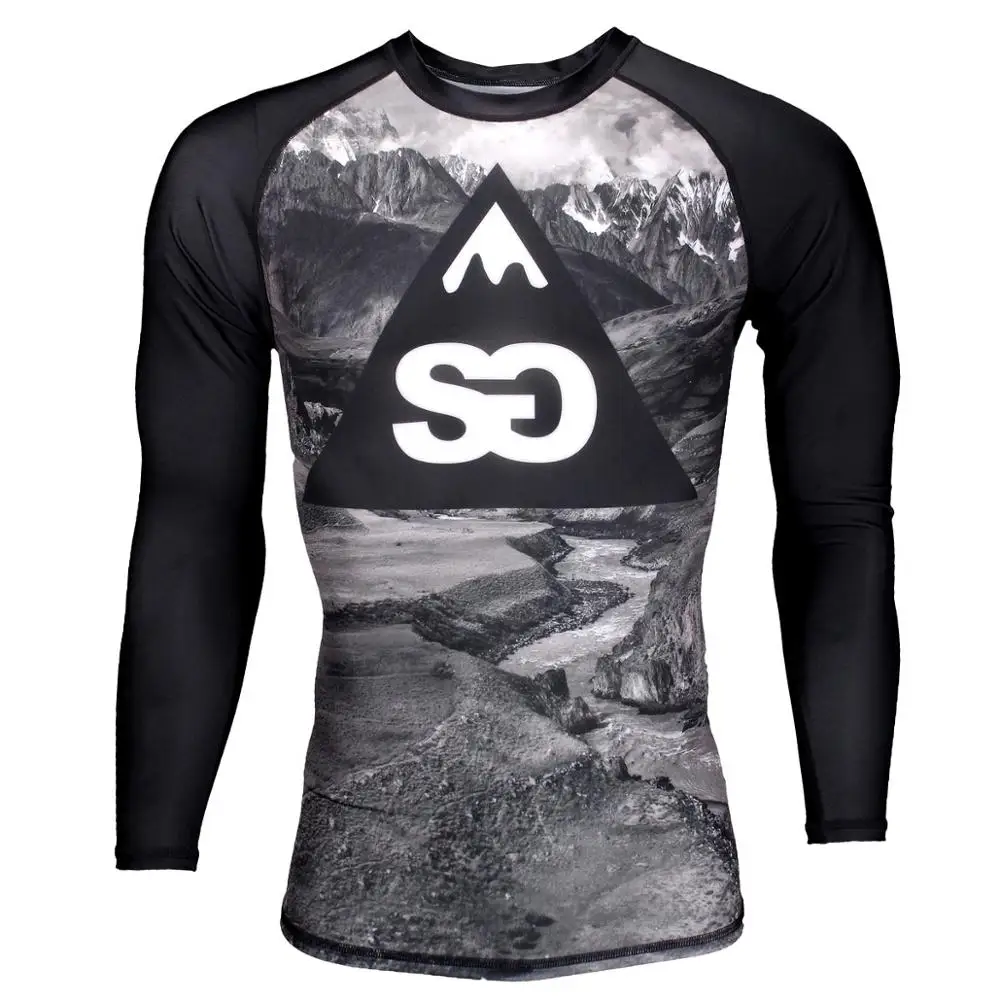 Manufacturer OEM custom made girls dress blank sublimated padded rash guard/ladies rash guard /blank mma rash guard