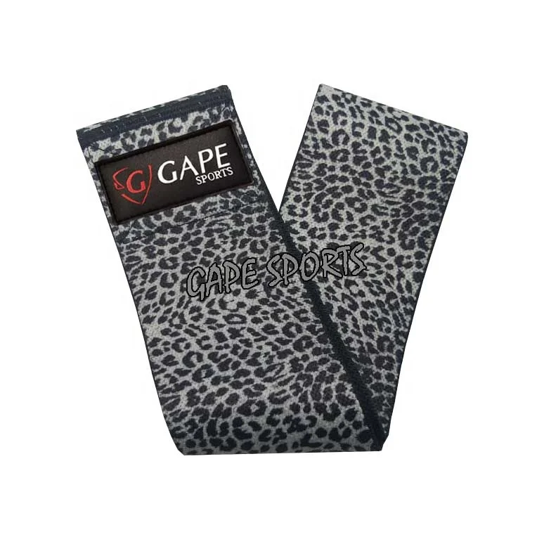 New Arrival Custom Fabric Resistance Bands Custom Logo Fitness Booty Bands For Fitness Exercise of Legs & Butts With Rubber Logo