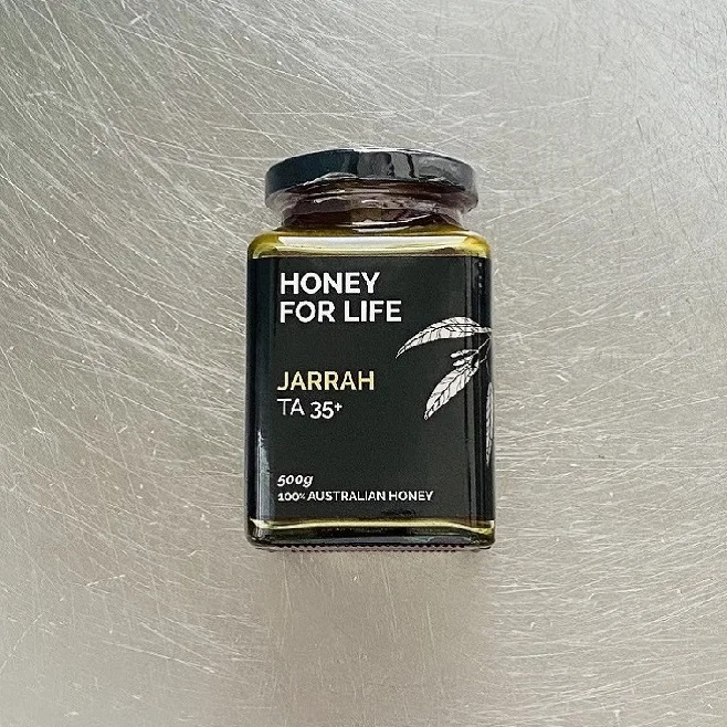 
Mono-Floral Type 85% Brix Non Addtives Malt-like Flavor 500g TA35+ Nutty Premium Jarrah Honey With Shelf Life 3 Years+ 
