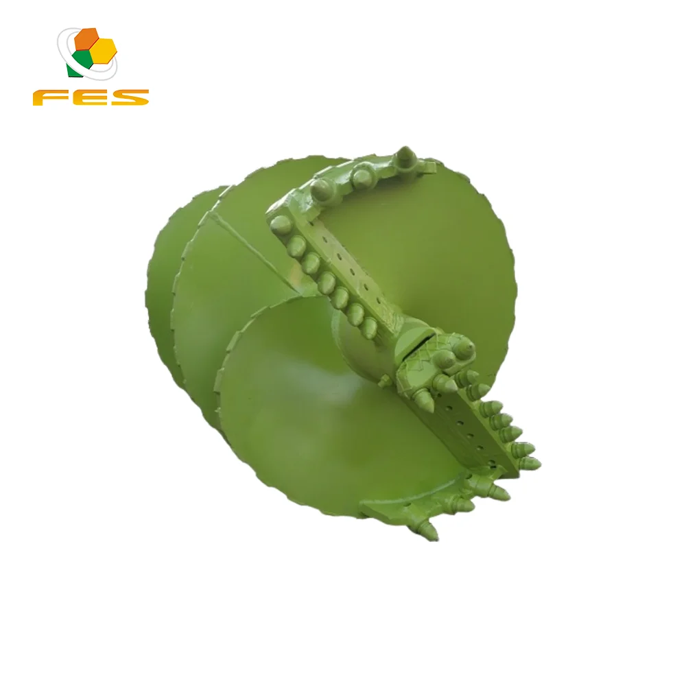 Excellent quality central pipe od 273mm helical flight rock drilling augers