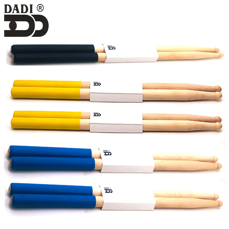 DADI New item custom logo 5A/2B/5B Size drumstick Maple drum stick with Anti-slip sleeve cover