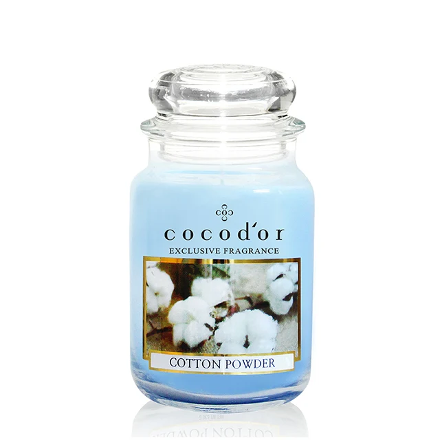 cocodor scented Large glass jar candles, Winter Jasmine