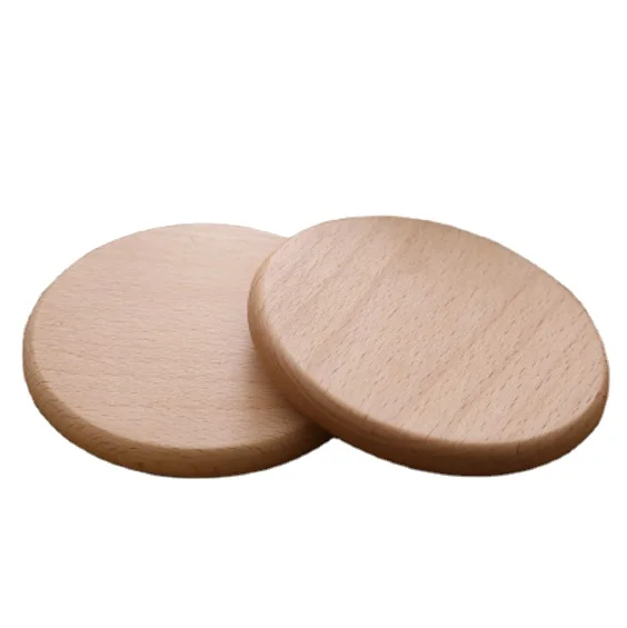 
customized anti slip durable waterproof drink wooden coaster ,home decoration kitchen wooden cup coaster 