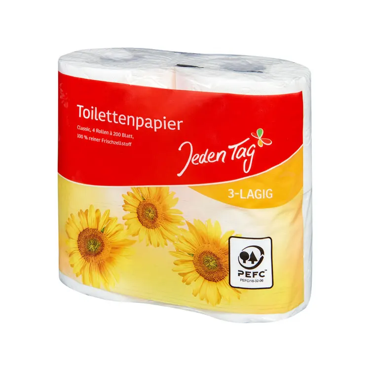 Контрактное производство широко Sellng туалетной бумаги 3-х слойные сделано в германии