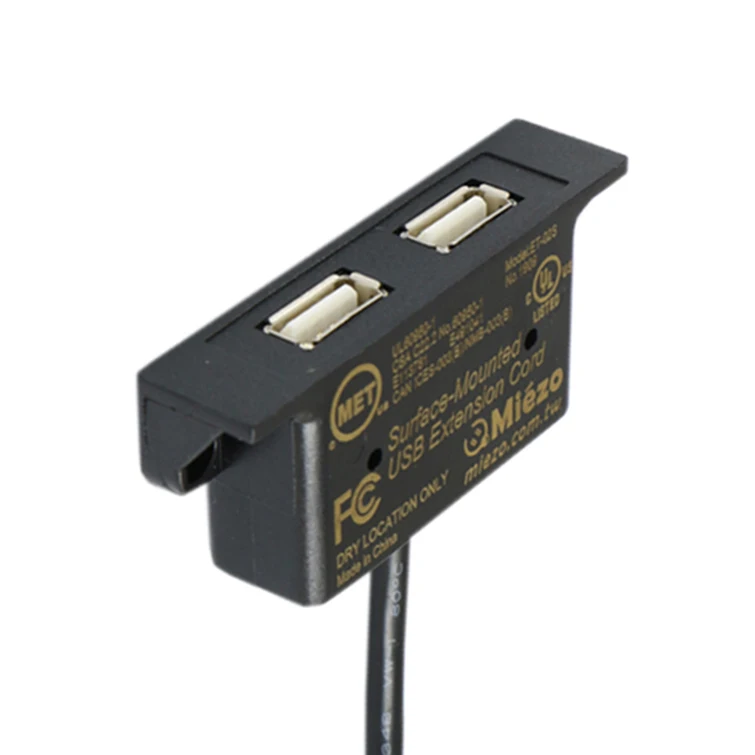 ET-02S поверхностного монтажа удлинитель USB зарядное устройство мощность наконечник