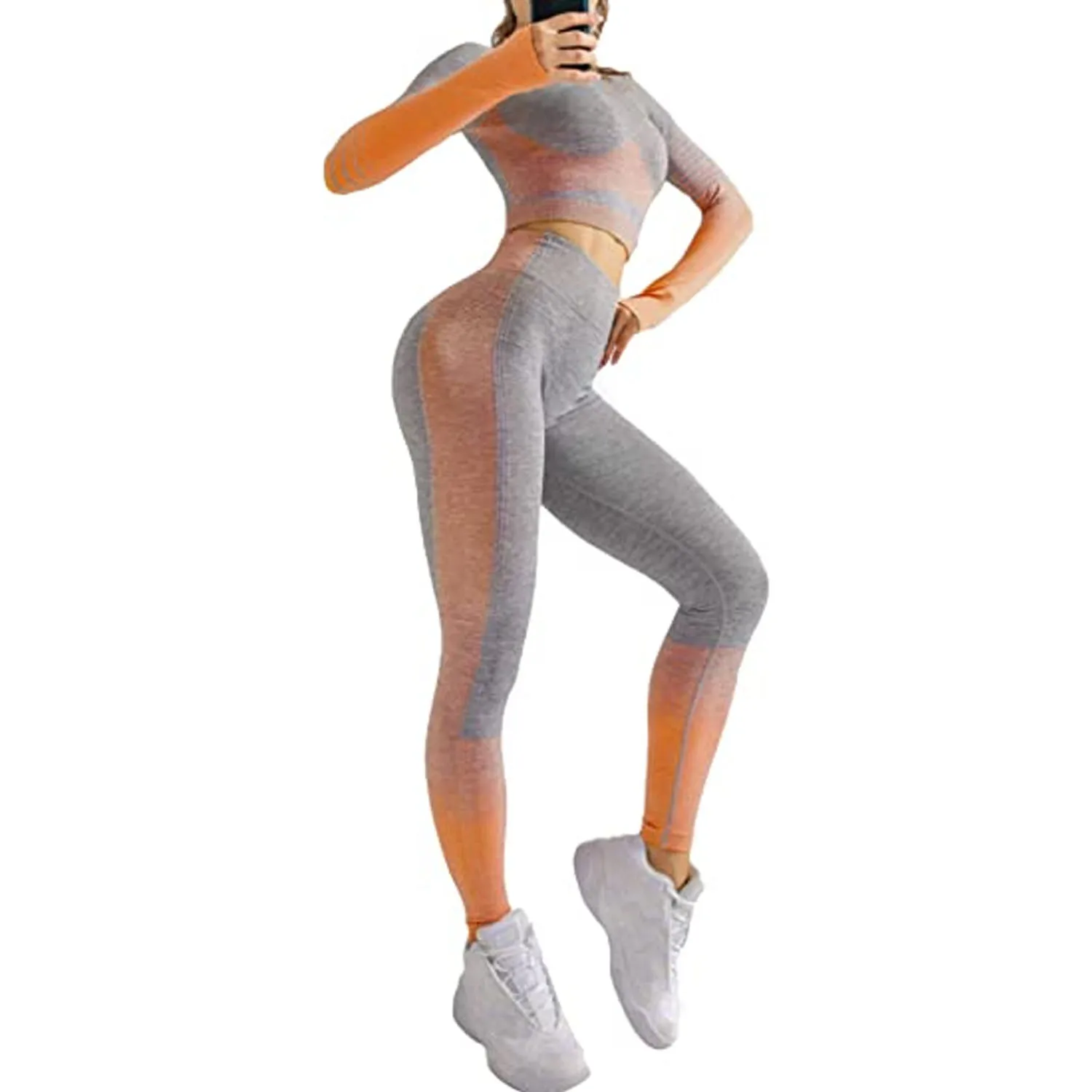 Private Label Fitness Sexy Wear Camo Zipper Sports Bra Washing Tank Top And Legging Workout Gear Women