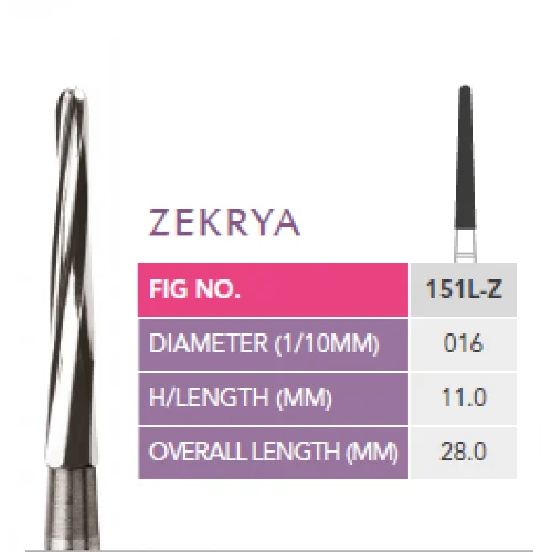 Prima Dental Zekrya Carbide Bur FG