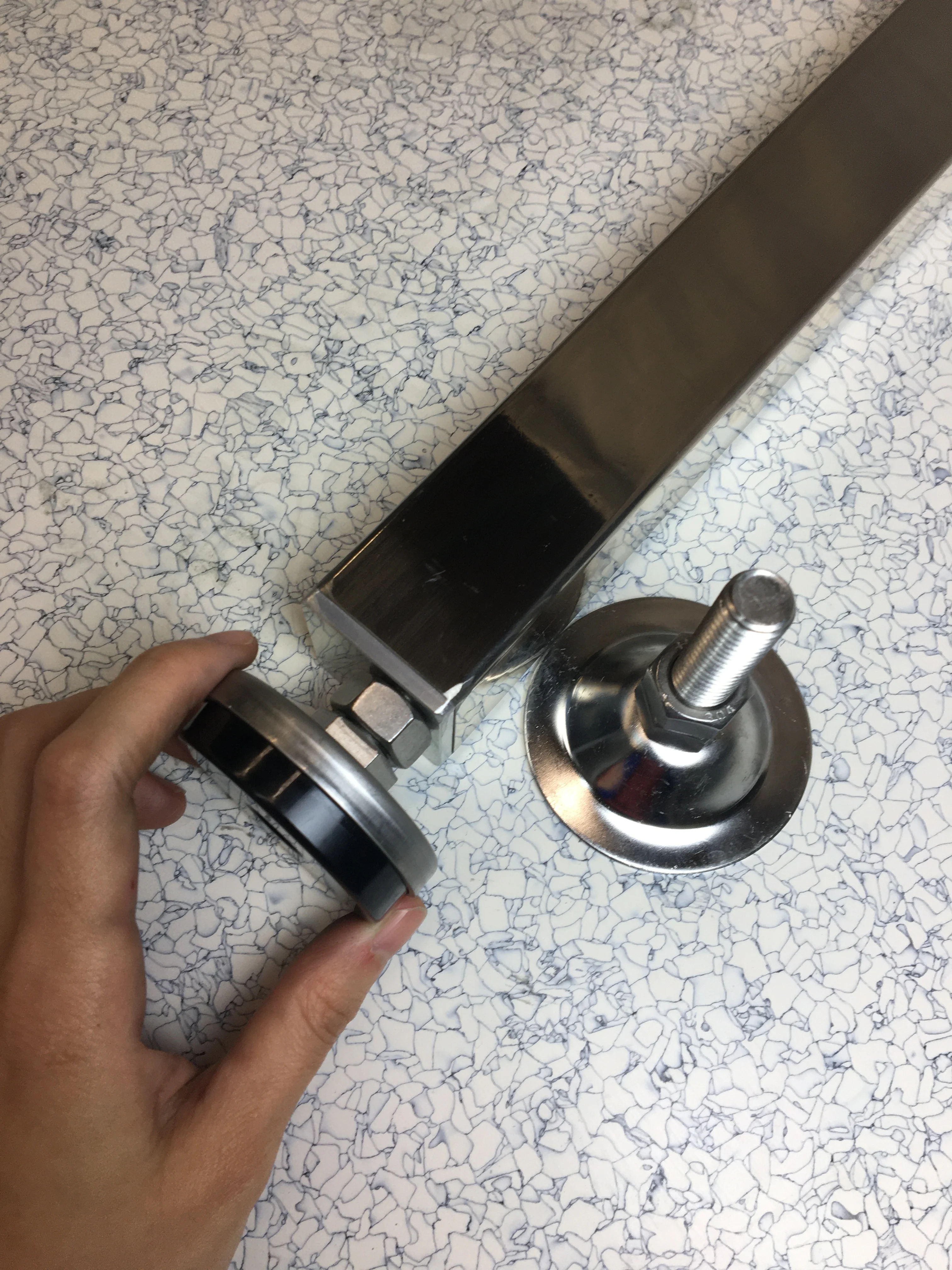 E-04 Anti-static stainless steel anti-slip adjustment foot