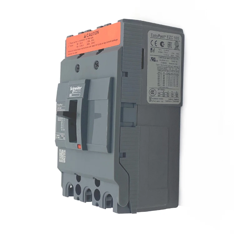 MCCB OEM/ODM Manufacturer 30 Amp 40 Amp Easypact EZC EZC100F 3P Molded case circuit breaker