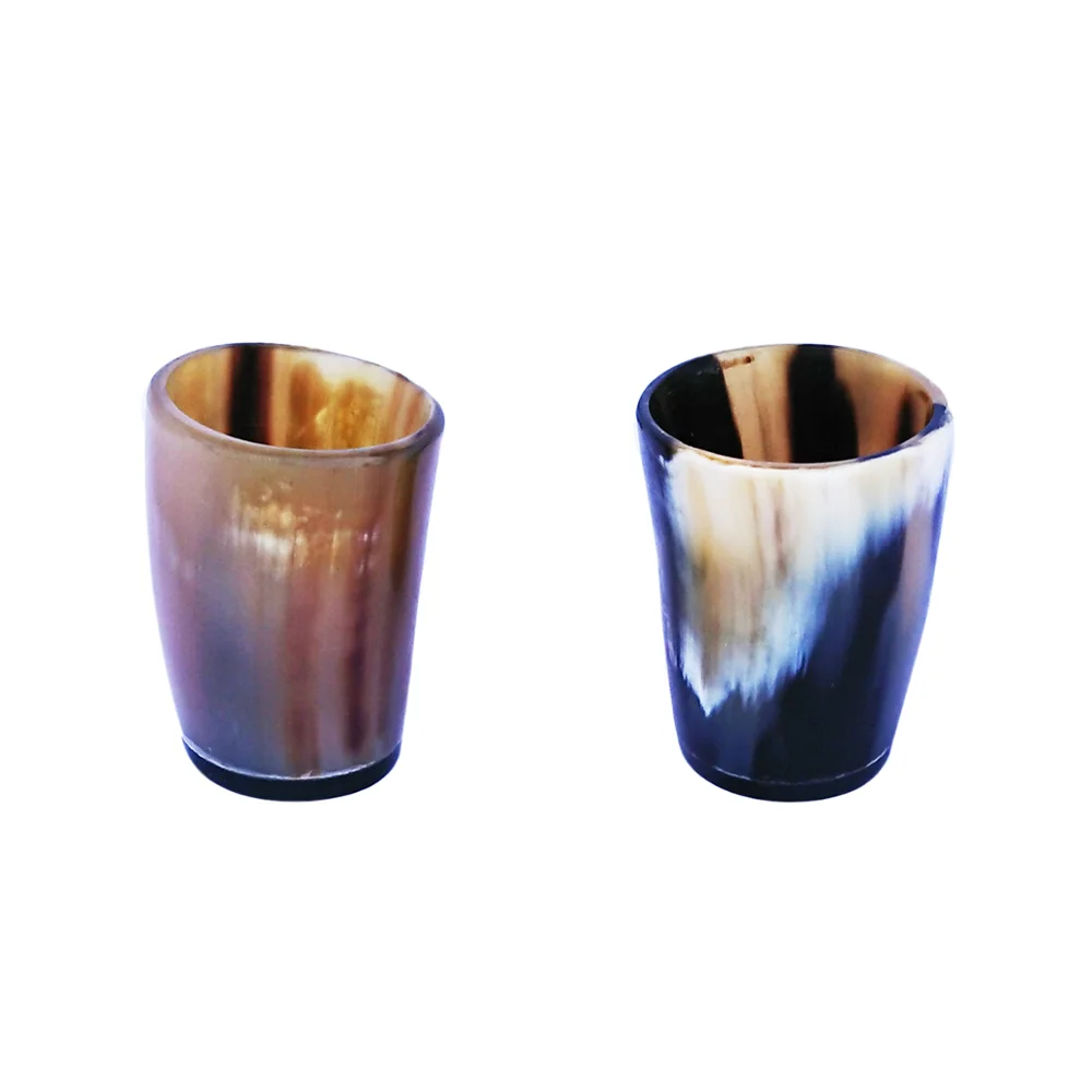 
DRINKING HORN VIKING WITH LEATHER HOLSTER 