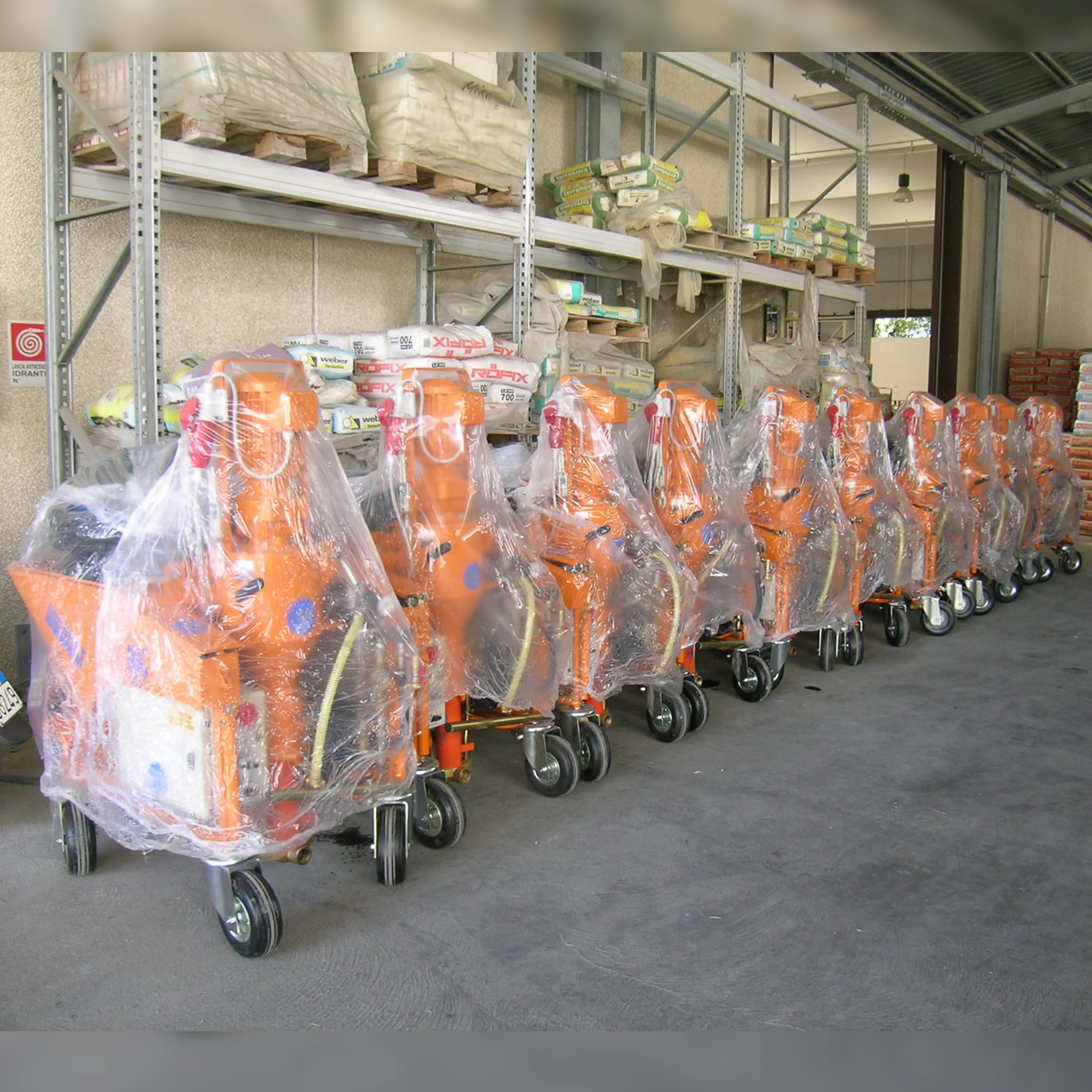 high Italian quality MORTAR PLASTERING MACHINES FOR  PLASTER  AND CONCRETE MAC 97 400V