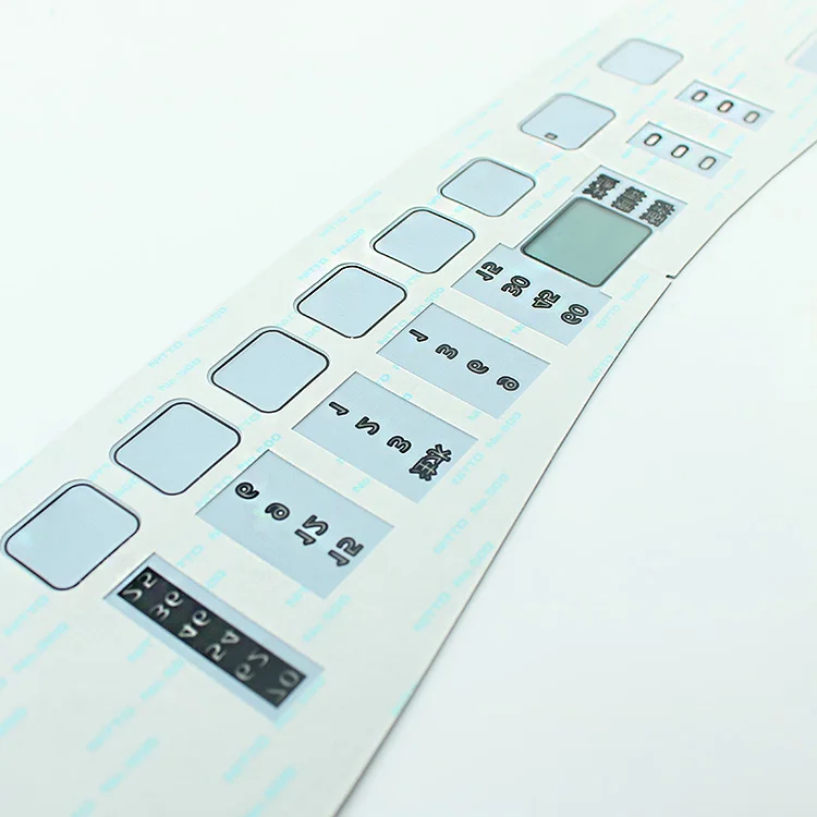 Polycarbonate Sticker with Adhesive Customized Lexan Overlay for Washing Machine