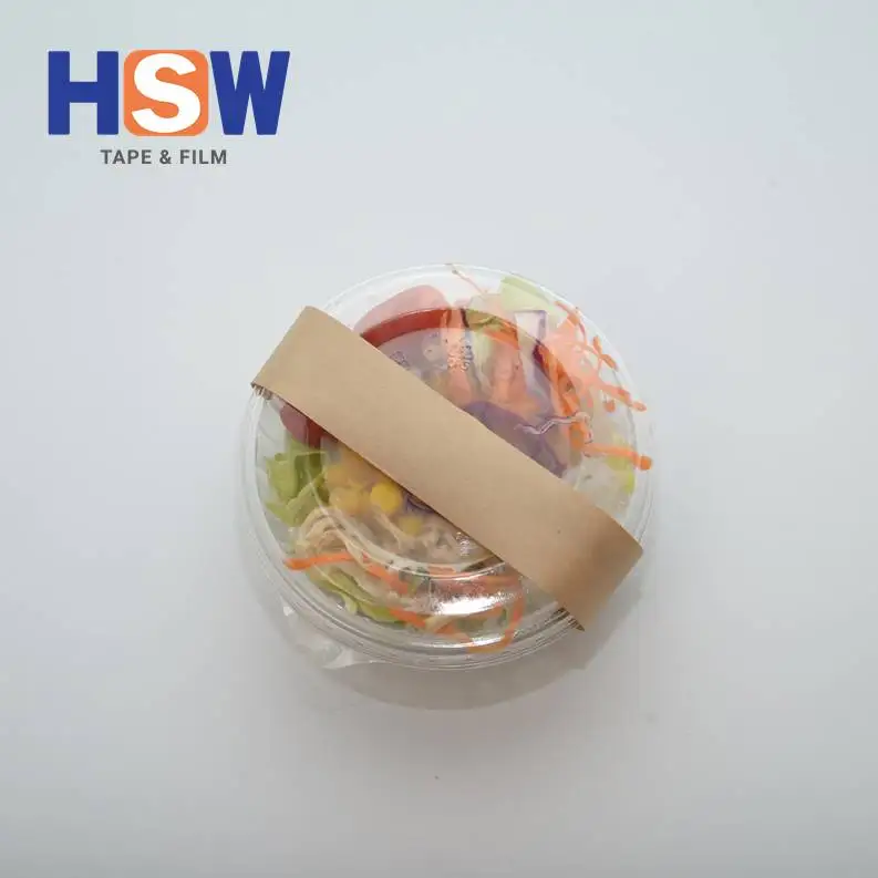 145um Brown Kraft Paper Hot melt Banding Tape with PE coated