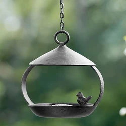 Black Cast Bird Feeder