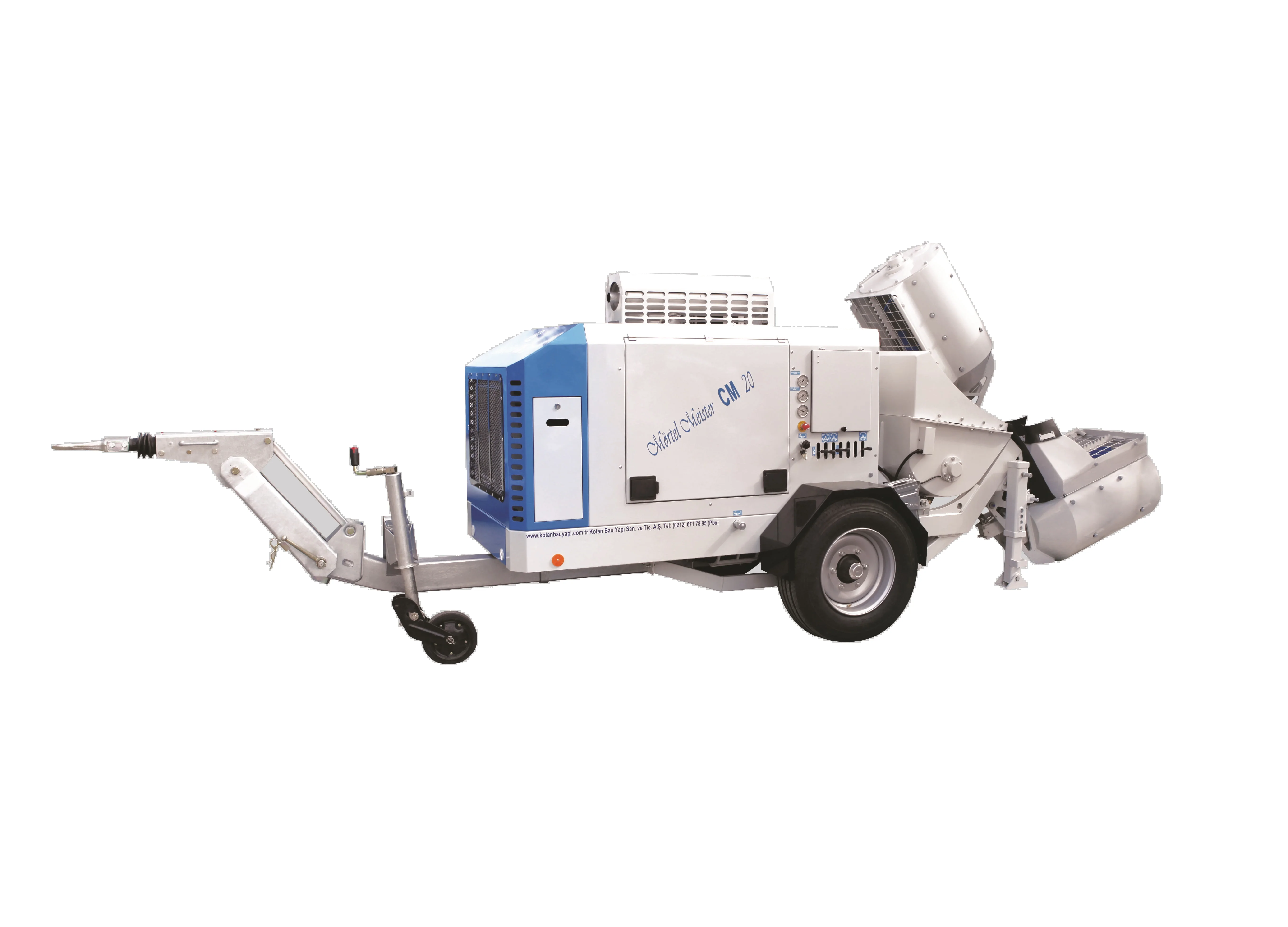 Mortel Meister Concrete Mixer & Pump Unit