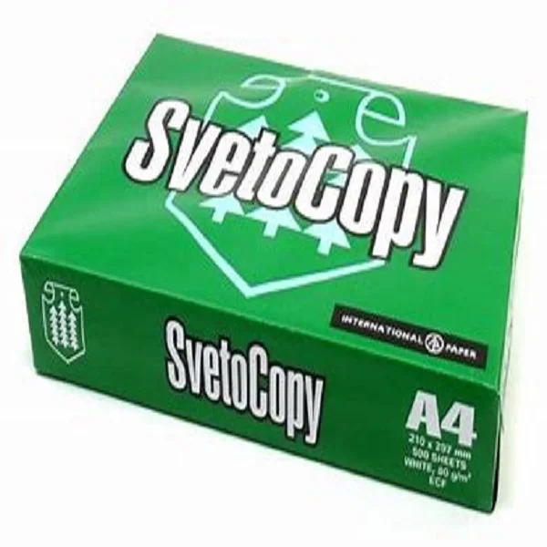 100% Pulp 80gsm SvetoCopy A4 Paper/A4 Copy Paper/80gsm,75gsm,70gsm