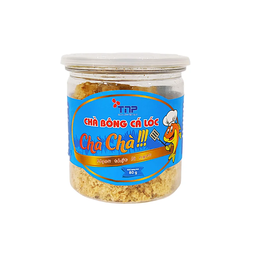 Snakehead Fish Floss/Rousong Salted Snakehead Fish 80g jar Delicious Original Flavor For Fast Food