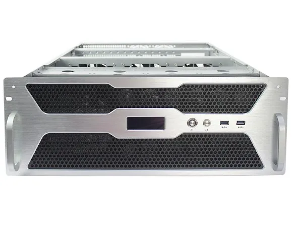 4U корпус промышленного компьютера сервера для установки в стойку серверное шасси с температурным экраном двойным блоком