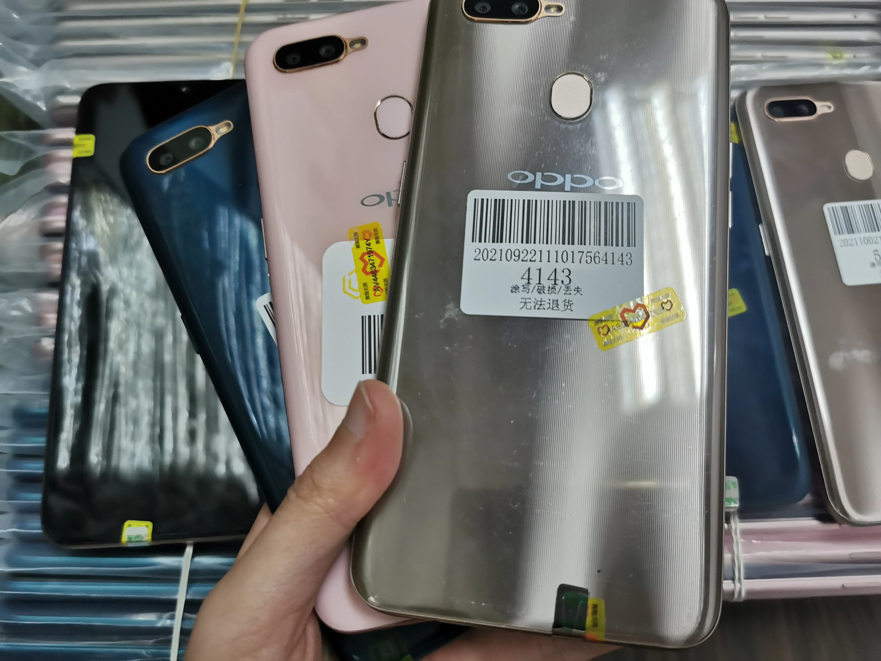 Wholesale Oppo A7 Original high quality 4GB+64GB 6.2 inch Snapdragon android 4G mobile fone low price used oppo smartphone