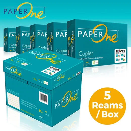 Original PaperOne A4 Paper One 80 GSM 70 Gram Copy Paper / A4 Copy Paper 75gsm / Bond paper  Size A4  Weight 80G