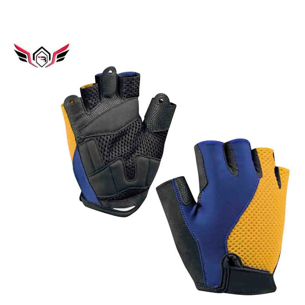 Good Quality Custom Fingerless Shock Absorbing Cycling Gloves Unisex Outdoor Sports Riding Cycling Gloves