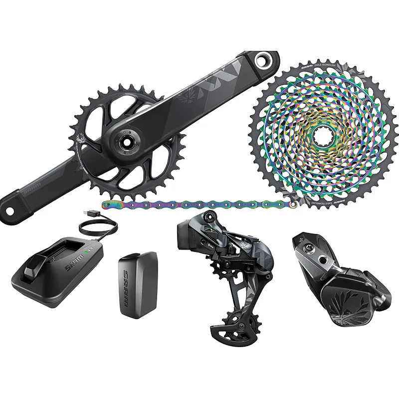 Best New SRAMs XX1 Eagle AXS Electronic Groupset 175mm Boosts 34t DUB Crank 12