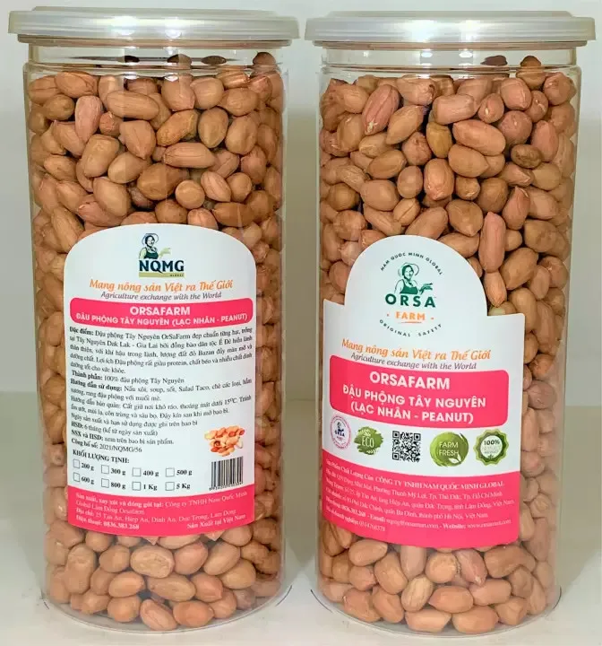 Orsafarm Peanuts 5kg/pack - Wholesale Factory Price Rich organic protein Kernel Raw Peanuts Kernel Peanut from Viet Nam