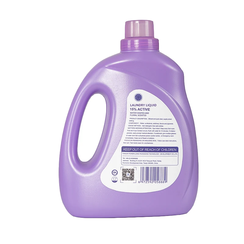 TSONG 3L OEM Bacteriostatic Green 15% Active Flower Scent Best Natural Laundry Detergent For Babies