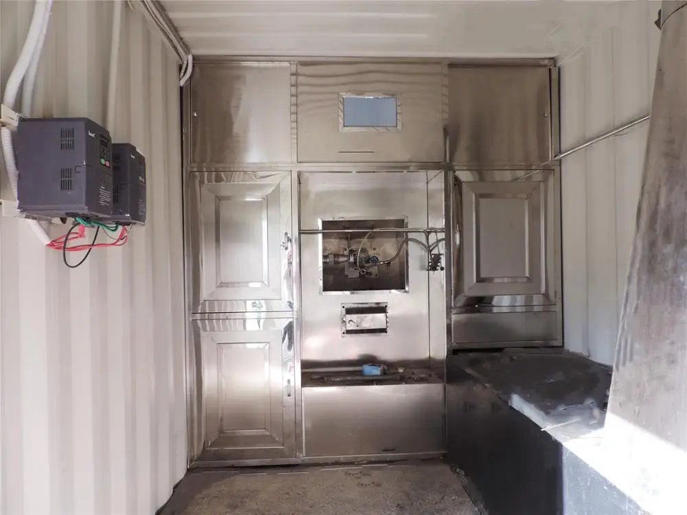 
CE Mobile Crematorium for Human Bodies Container System Maintenance Cost Free 30 Minutes Finish 2020 