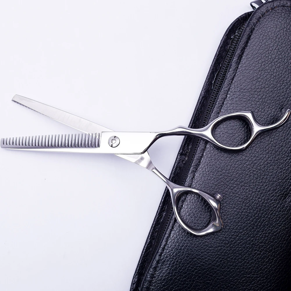 
The Best Silver Color Stainless Steel Profession Haircutting Shears Hair Cutting Scissors 