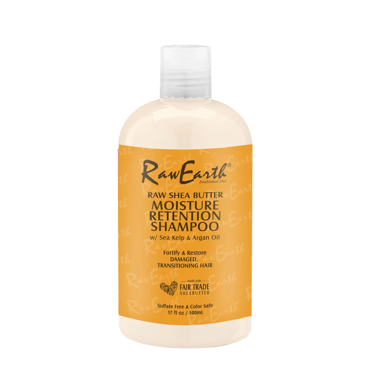 Raw Earth Raw Shea Butter Moisture Nourishing Restorative for Dry Damaged or over Processed Hair Shampoo