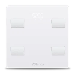 BLE smart body fat scale bathroom scale 180kg capacity free APP to use
