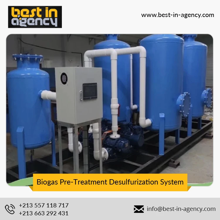 Advanced Technology Skid Mounted Comprehensive Biogas Pre-Treatment Desulfurization System Before Generator