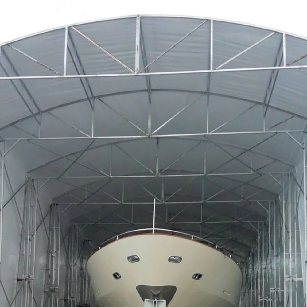 Temporary shed for sale with hot galvanized steel frame SUIHE storage shelter 20x40ft container