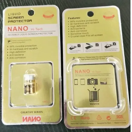 Золотые Новые поступления 9H Nano Technology Guard Hi-Tech жидкий экран протектор для мобильного