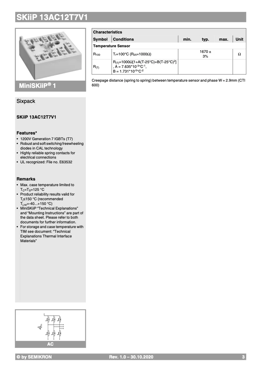 Good Quality Original And Certified SKiiP 13AC12T7V1 From Germany Other Sensors Motion Sensors