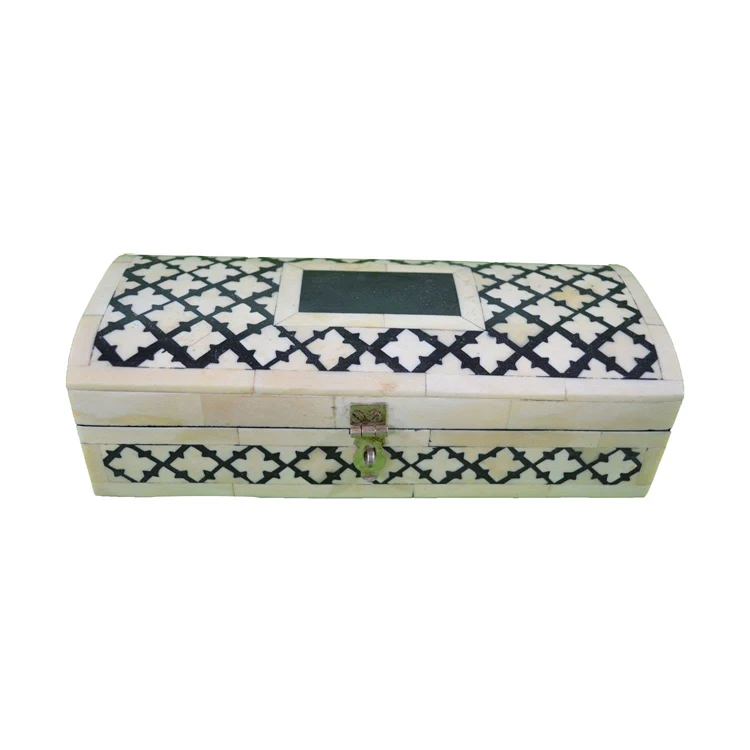 Прямой Производитель коробка с инкрустацией из перламутра ручная работа декоративная многофункциональная деревянная для костей продажи по низкой