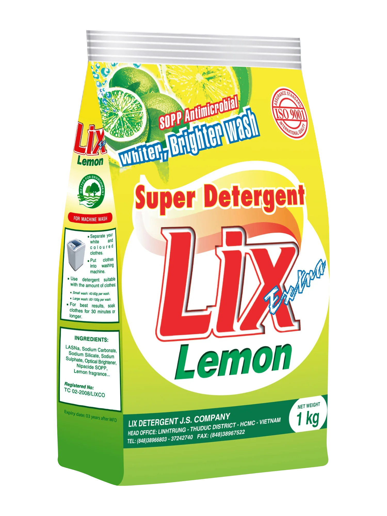 HIGH QUALITY HAND WASH & MACHINE WASH LIX DETERGENT POWDER BUCKET 2 FRAGRANCE FROM VIETNAM