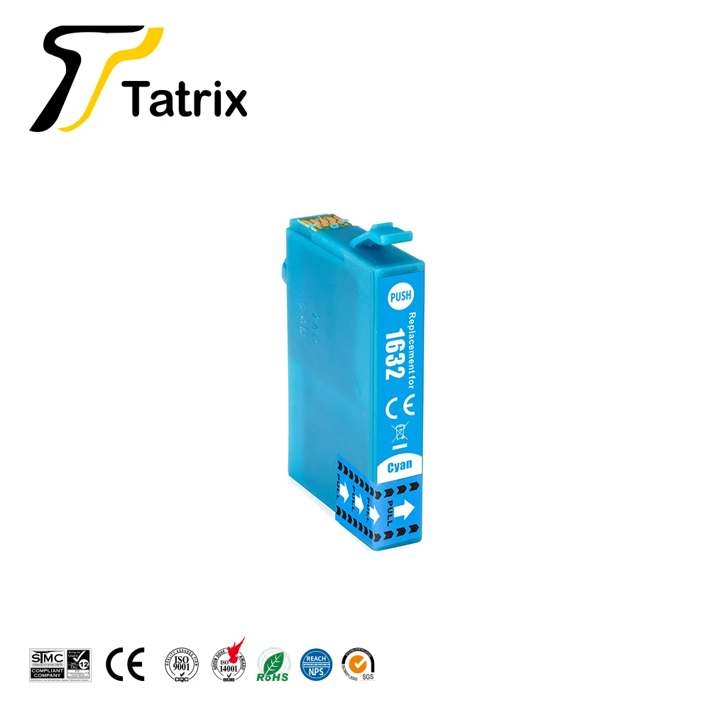  Tatrix 16XL T1631 T1632 T1633 T1634 премиум цвета Совместимый струйный картридж для Epson рабочей силы WF-2510WF