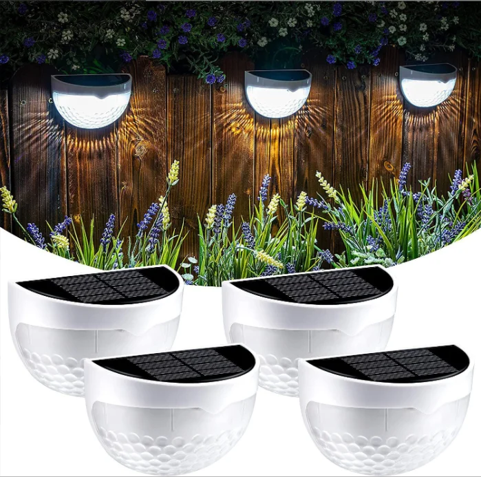 Superior Solar Wall Lamp Solar Sensor Lighting Outdoor Lamp Waterproof Solar Lamp for Yard Pathway Stair Fence