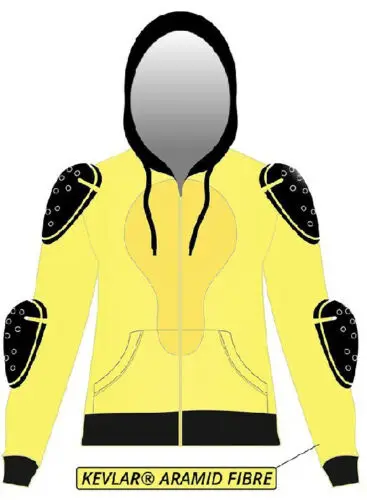 Motorcycle Motorbike Mens Meta Aramid lined Biker Hoodies