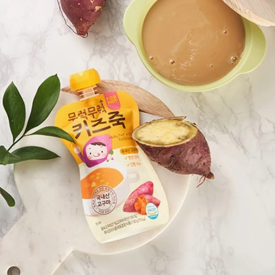 
Premium Kids Porridge Korean Sweet Pumpkin which won the 2020 Excellent Food Awards in Seoul Korea 2 flavors of Korean rubber 