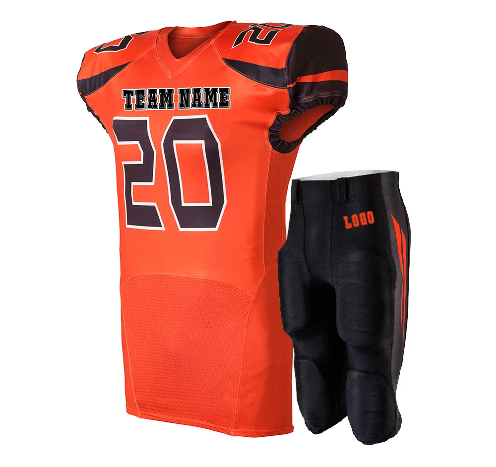 OEM customized kids purple practice game leaugue usa sublimation printing multi color american football uniform jerseys Set