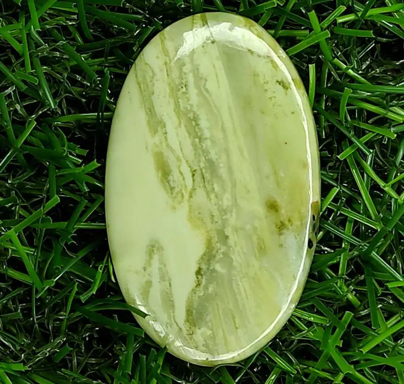 Excellent Top Grade Quality 100% Natural Green Opal Oval Shape Cabochon Loose Gemstones For Making Jewelry at Bulk Prices OEM