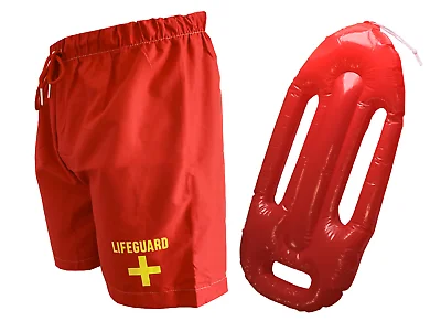 Lifeguard Red Dissolving Swim  Joke Prank Shorts Bachelor Party Stag Do prank Tik tok shorts