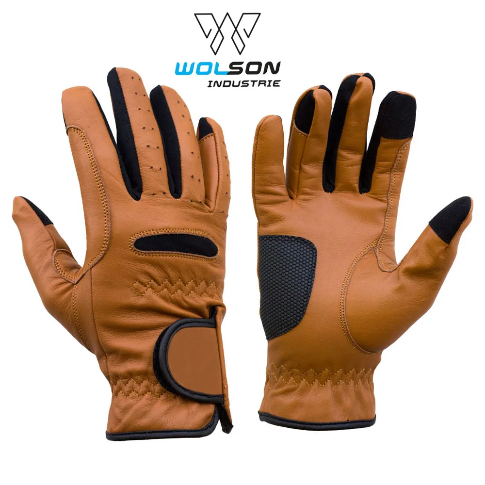 Wholesale Factory Price Custom Logo Horse Riding Gloves Best Quality Anti Slip Breathable Guantes De