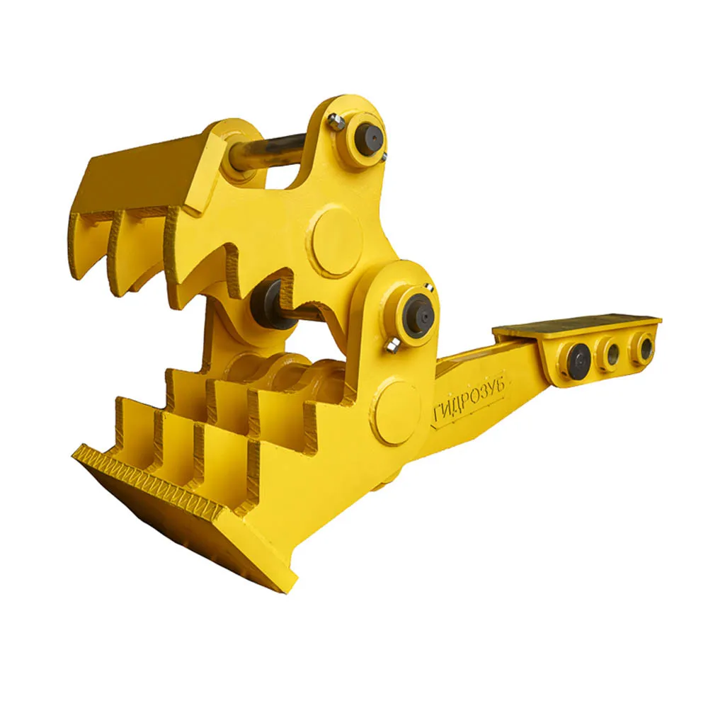 Mechanical concrete crushers attachments for dismantling any concrete structures, excavator bucket crusher